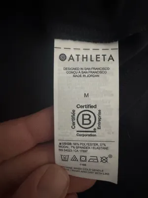NWT Athleta Move With Ease Asym Tie Tank Black Athletic Yoga Size Medium thumbnail 9