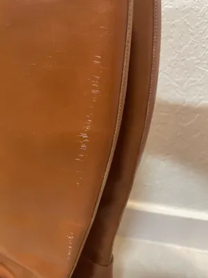 Light Brown Leather Knee High Boots Size 8.5 thumbnail 4