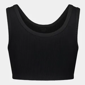 PRADA logo cropped tank top thumbnail 4