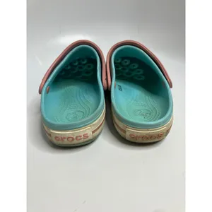 Crocs Crocband Clogs Women Size 8 Blue Pink Fair Sporty Slip On Sandals thumbnail 4