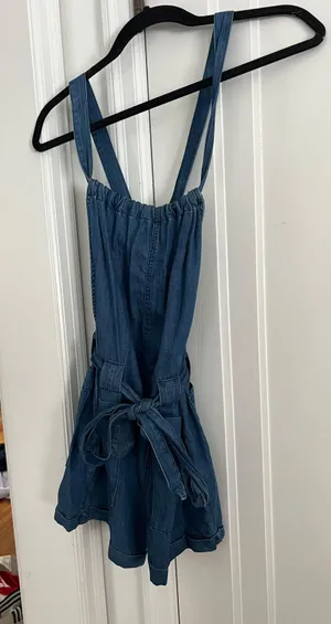 Chambray Romper - Small thumbnail 1