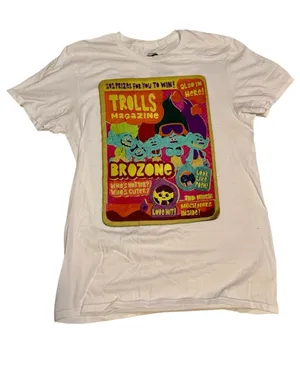 Trolls Band Together Printed Short Sleeve T-Shirt Top Small thumbnail 1