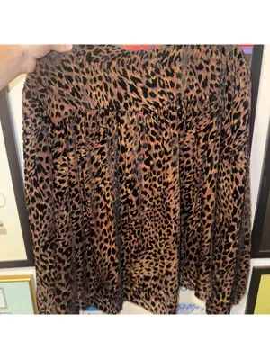 Free people wildest dreams velvet boho animal print top thumbnail 6