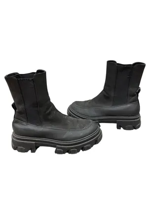 Only Black Chunky Ankle Boots Size 39 thumbnail 3