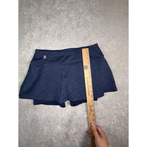 oiselle skort athletic skort heathered navy s thumbnail 8