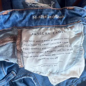 American Eagle High Rise Jeggings Size 6 thumbnail 4
