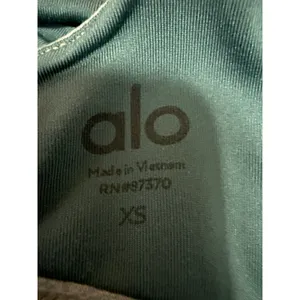 Alo Yoga Women's Blue Heathered Cutout Athletic Sports Bra Crop Top Size XS thumbnail 3