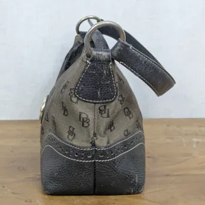 Dooney & Bourke Signature Leather & Canvas Shoulder Bag thumbnail 4
