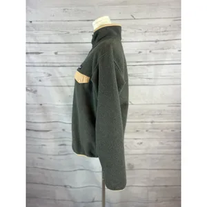 Patagonia Lightweight Synchilla Snap-T Fleece Pullover Gray Small Pocket Jacket thumbnail 2