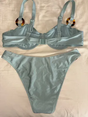 Solid & Striped Bikini Set thumbnail 4