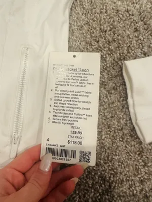Define White Lululemon Jacket 4 thumbnail 4