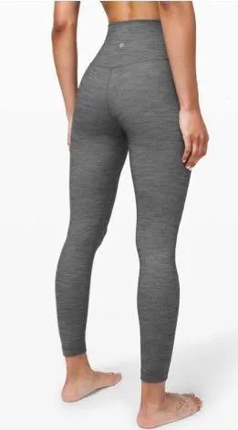 Lululemon Align 25” Heathered Grey Size 2 thumbnail 1