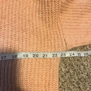 NINE WEST Pink Knit Hoodie Sweater Women's Size‎ M Balloon Sleeve Cozy thumbnail 3