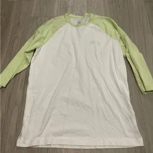 PINK Victoria's Secret Lime and White Tee thumbnail 1