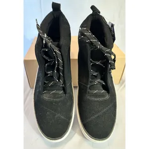 TOMS Riley Mid-Top Sneaker Women’s 9.5 Black Suede OrthoLite NWT thumbnail 5