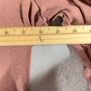 388 | Free People Intimately Ribbed V-Neck‎ Collared Bodysuit Mauve Women XL thumbnail 4