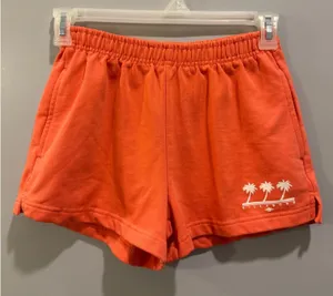 Billabong Wave Runner Fleece Logo Lounge Shorts Coral thumbnail 1