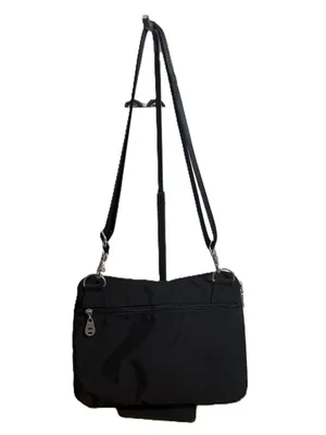 Baggallini Black Rio Crossbody Purse Bag Nylon Zipper Closure Travel Lightweight thumbnail 3