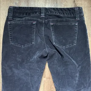 Vintage GAP Women's Y2K Dark Brown Ultra Low Rise Flare Corduroy‎ Pants Size 6 thumbnail 7