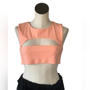 FP Movement by Free People Epic Revenge Crop Top Bra Peach XL SEPTEMBER 2026tret thumbnail 2