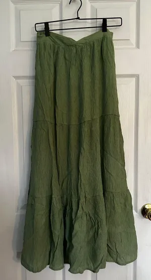 Green Maxi Skirt thumbnail 2