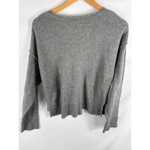 Auden V Neck Relaxed Fit Sweater Grey Size Small thumbnail 3