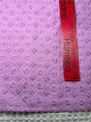 Fresh Produce Dress XL Cotton Eyelet Square Neck Tank Beach Cottage Core Purple thumbnail 5