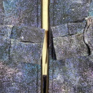 Lululemon Scuba Hoodie Full Zip Galaxy Cosmic Blue Purple Fleece Sz 8 Kangaroo thumbnail 12