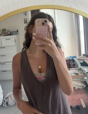 Free People Overalls Short Denim thumbnail 1