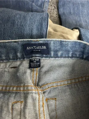 Ann Taylor Wide-Leg Jeans in Medium Blue Wash thumbnail 3