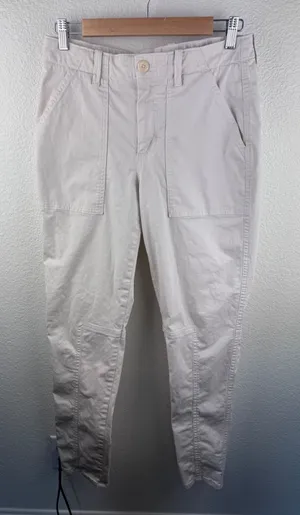 Banana Republic 8L Beige‎ Khaki Utility Pants Western Slim Fit Chino thumbnail 1