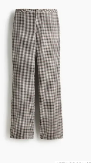 H&M Plaid Flare Pants thumbnail 1