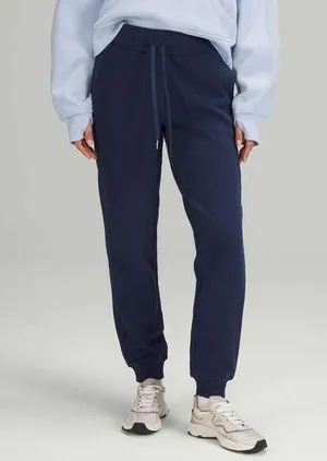 Lululemon Athletica 2 Scuba High Rise Jogger Fleece Night Sea Light Terry Cotton thumbnail 1
