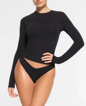 SKIMS Cotton Jersey Long Sleeve T-Shirt S thumbnail 1