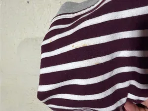 Orvis Gray Hoodie with Burgundy Stripe Sleeves large thumbnail 8