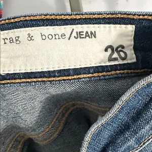 Rag & Bone Womens Skinny Jeans Eddy Blue Shadow Pocket Size 26 thumbnail 4