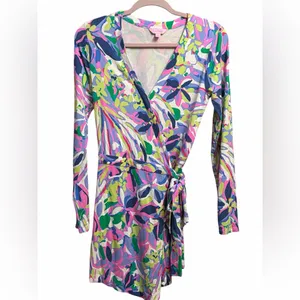 Lilly Pulitzer Pastel Floral Romper thumbnail 2