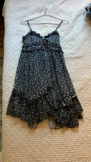 Arizona Jean Co. blue floral midi dress thumbnail 2