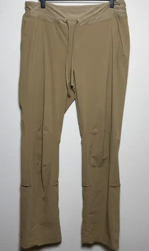 Duluth Trading Co Women Armachillo Cooling Nylon Pants Tan Brown Hiking Utility thumbnail 1