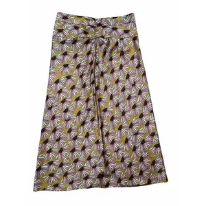 Free People Normani‎ Printed Bias Skirt Marigold Floral Size 12 thumbnail 5