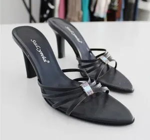 Vintage Y2K Jewel Strappy Mule Heels thumbnail 5