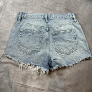 We the Free People Lasso Jean Shorts washed Black distressed‎ Revolve Size 26 thumbnail 2