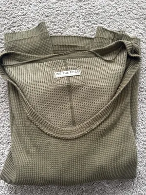 Waffle Textured Free People Sweater  thumbnail 3