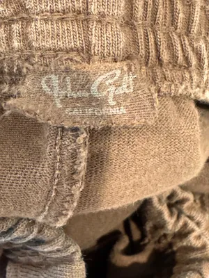 Brandy Melville Rosa Sweat Shorts Brown Carmel by the Sea S M Pull On Comfy thumbnail 4