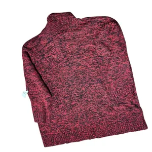 BFA CLASSICS Knit Cardigan Sweater NWOT Red Black Shawl Collar 4X Pockets Boho thumbnail 7