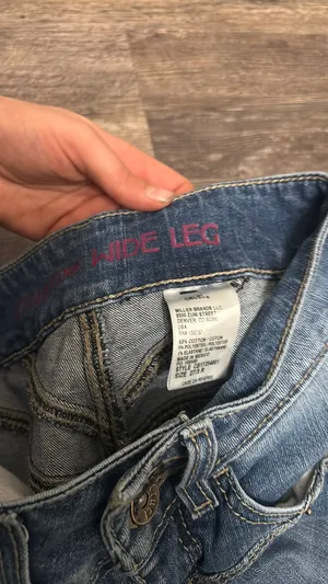 Cruel Girl Wide Leg Jeans High Waisted western trousers thumbnail 3