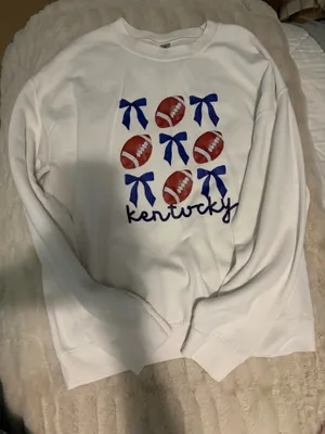 Kentucky Crewneck White Size L thumbnail 1