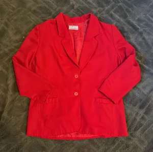 Red blazer Size 12 thumbnail 1
