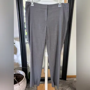 LAFAYETTE 148 New York Waldorf Wool Blend Gray Business Casual Pants thumbnail 3