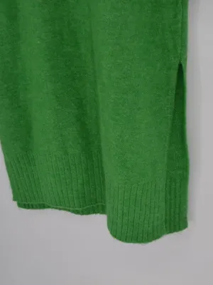Daily Practice Anthropologie Karigan Midi Sweater Dress Turtleneck Kelly Green thumbnail 4